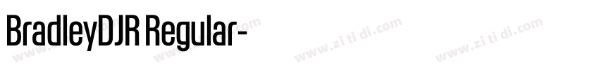 BradleyDJR Regular字体转换 BradleyDJR Regular字体转换